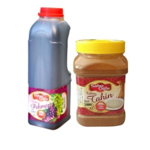 1000 Gr Bozkır Tahini & 950 Gr Pekmez Üzüm Pekmezi Pls Bidon